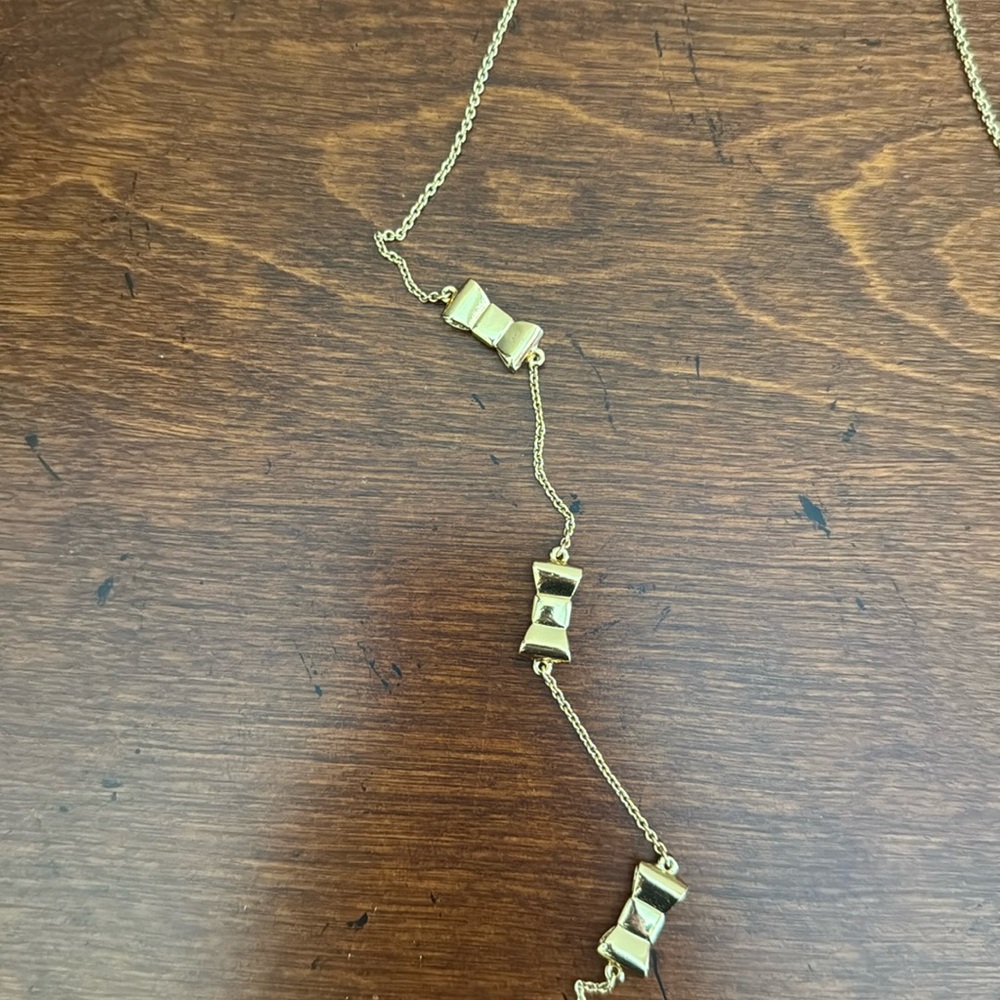 Kate Spade Gold Bow Necklace - Picture 4 of 9